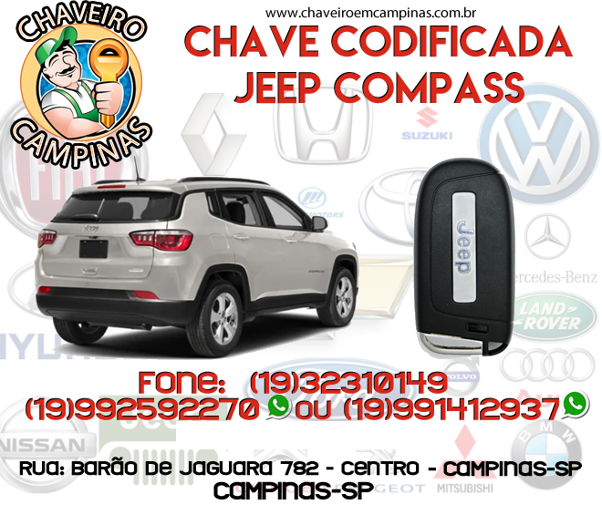 chave codificada jeep compass