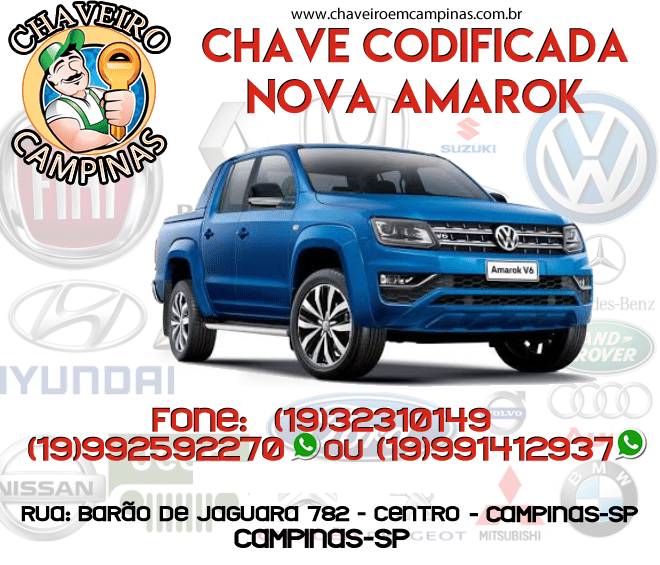 chave codificada amarok em campinas