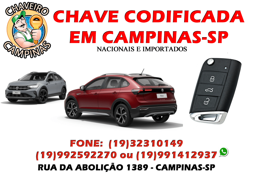chaves codificadas em campinas