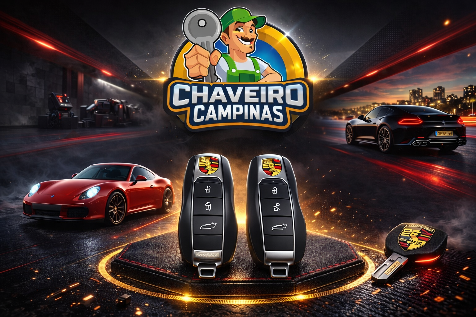 
Chaveiro especialista em chave codificada de porsche
